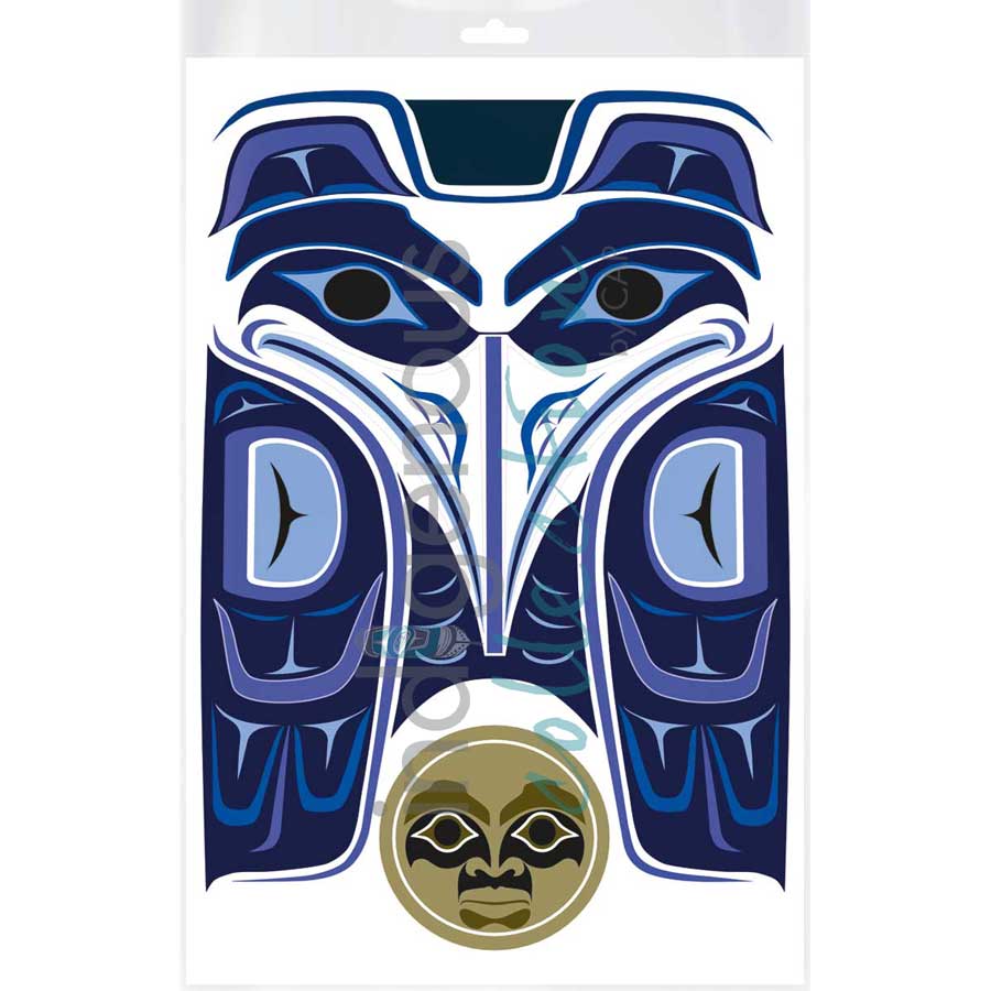 Haida Raven IV by artist Clarence Mills - Haida. Indigenous Collection