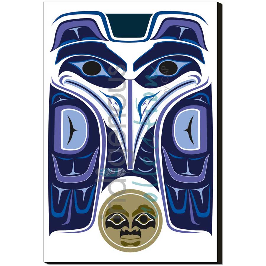 Haida Raven IV by artist Clarence Mills - Haida. Indigenous Collection
