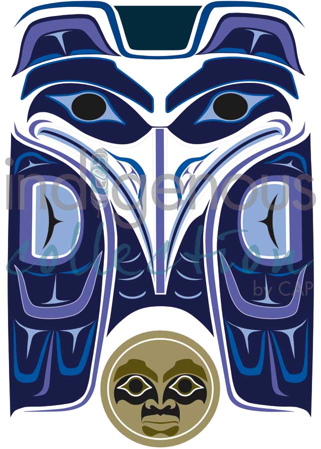 Haida Raven IV by artist Clarence Mills
