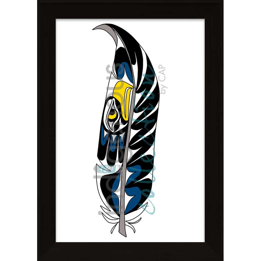 Eagle Blessings by artist Angela Kimble - Coast Salish / Nuu-Chah-Nulth. Indigenous Collection
