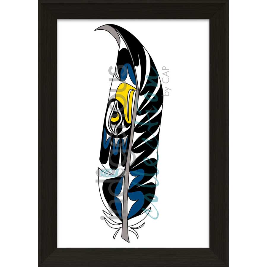 Eagle Blessings by artist Angela Kimble - Coast Salish / Nuu-Chah-Nulth. Indigenous Collection
