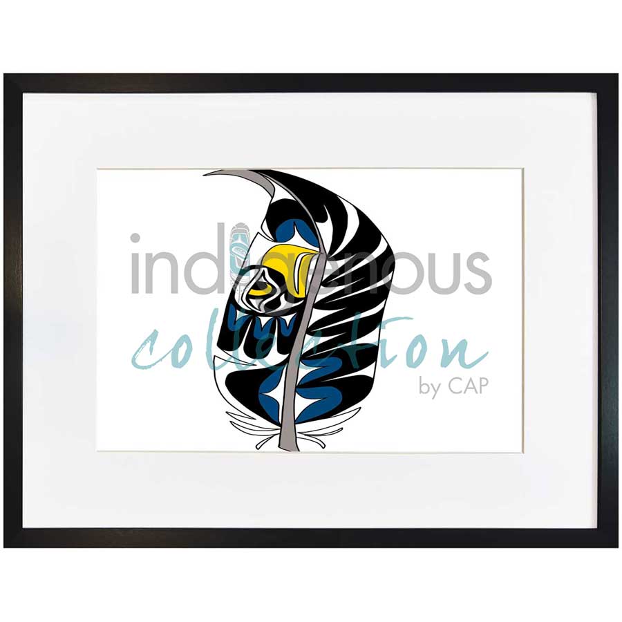 Eagle Blessings by artist Angela Kimble - Coast Salish / Nuu-Chah-Nulth. Indigenous Collection
