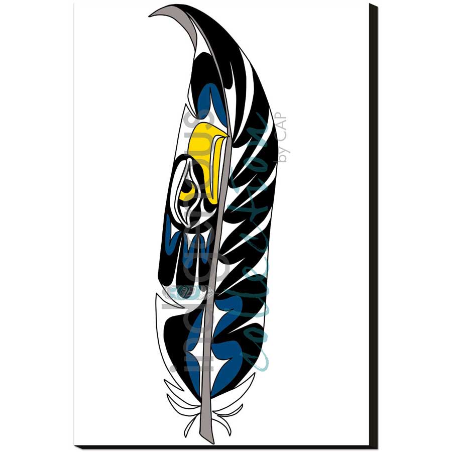 Eagle Blessings by artist Angela Kimble - Coast Salish / Nuu-Chah-Nulth. Indigenous Collection