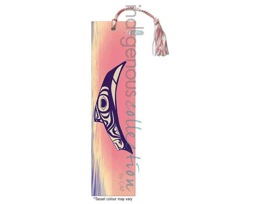 Return of the Raven Bookmark by artist Jessica McCallum-Miller (Hlox Majagalee). Indigenous Collection.