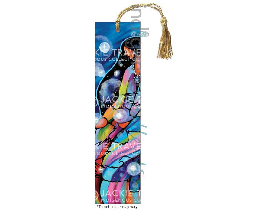 Dream Catcher Bookmark by artist Jackie Traverse. Indigenous Collection.