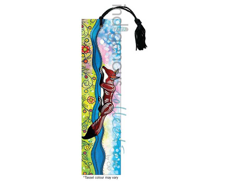 Mid Morning Snooze Bookmark by artist Angela Wiggins. Indigenous Collection.