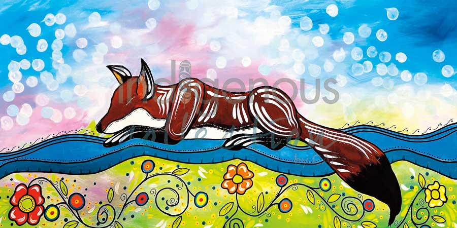 Mid Morning Snooze by artist Angela Wiggins