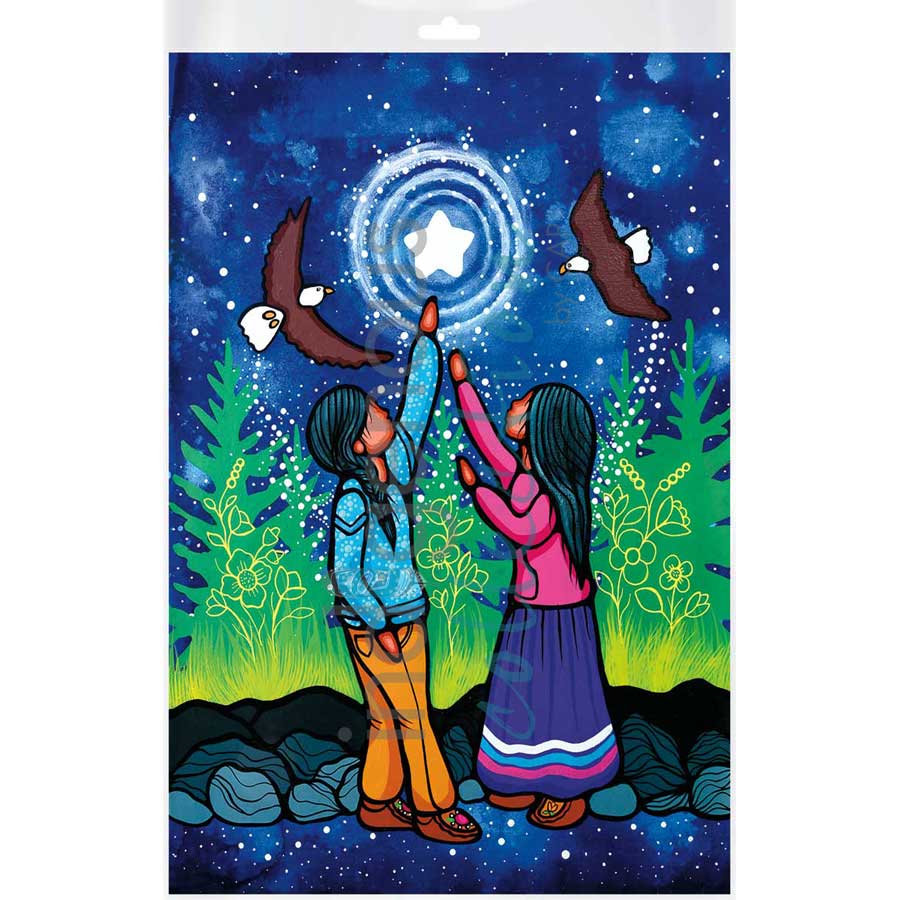 Reach for the Stars by artist Jackie Traverse - Anishinaabe. Indigenous Collection