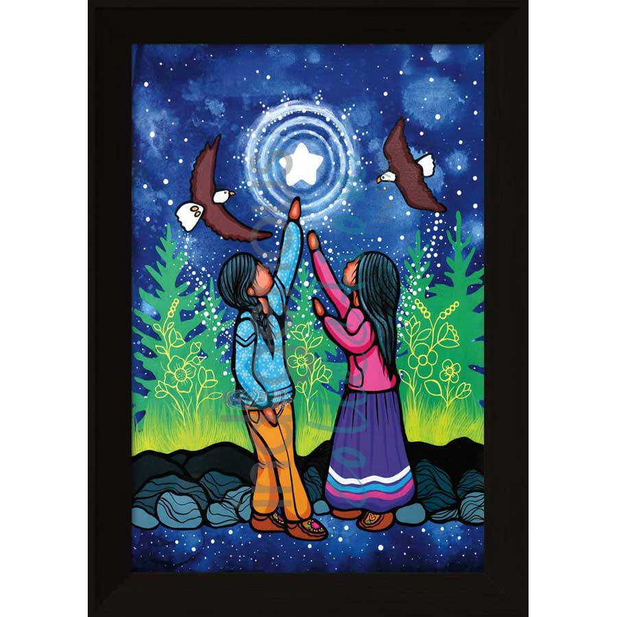 Reach for the Stars by artist Jackie Traverse - Anishinaabe. Indigenous Collection