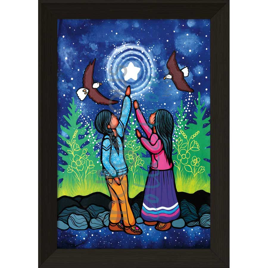 Reach for the Stars by artist Jackie Traverse - Anishinaabe. Indigenous Collection