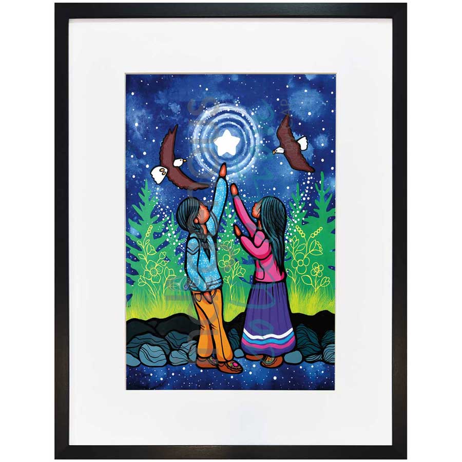 Reach for the Stars by artist Jackie Traverse - Anishinaabe. Indigenous Collection