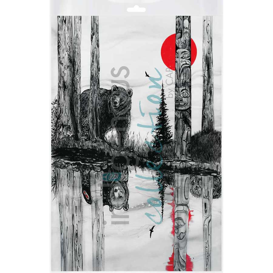 The Bear's Gaze by artist Karen Erickson - Métis/Cree. Indigenous Collection