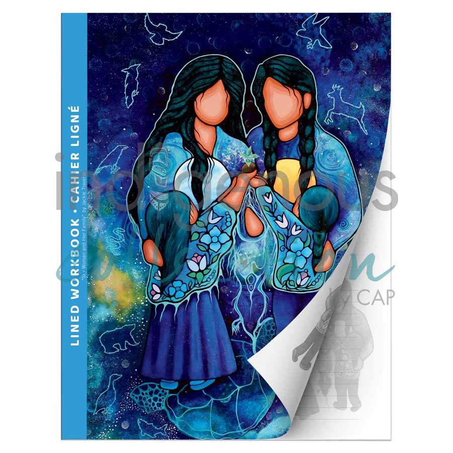 Sky Woman and Her Family Workbook by artist Jackie Traverse. Indigenous Collection.