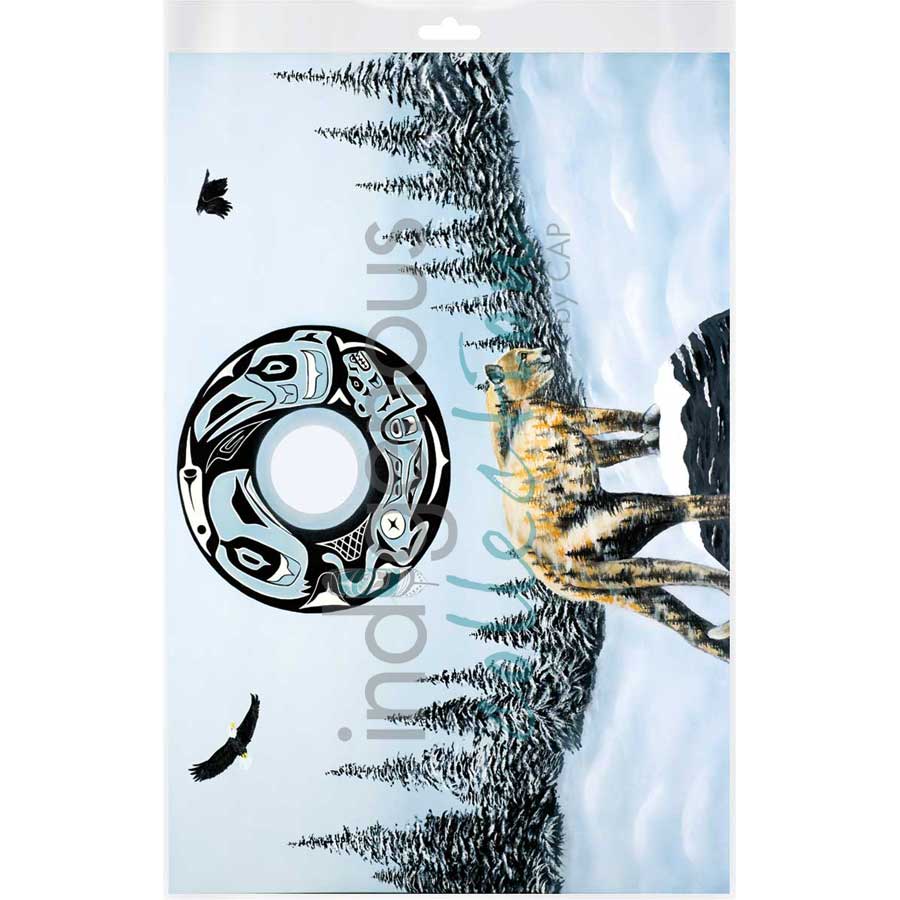 Nature's Beauty by artist Shelley Davies - Coast Salish. Indigenous Collection