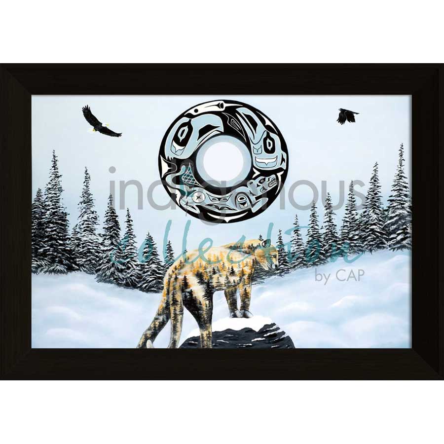 Nature's Beauty by artist Shelley Davies - Coast Salish. Indigenous Collection