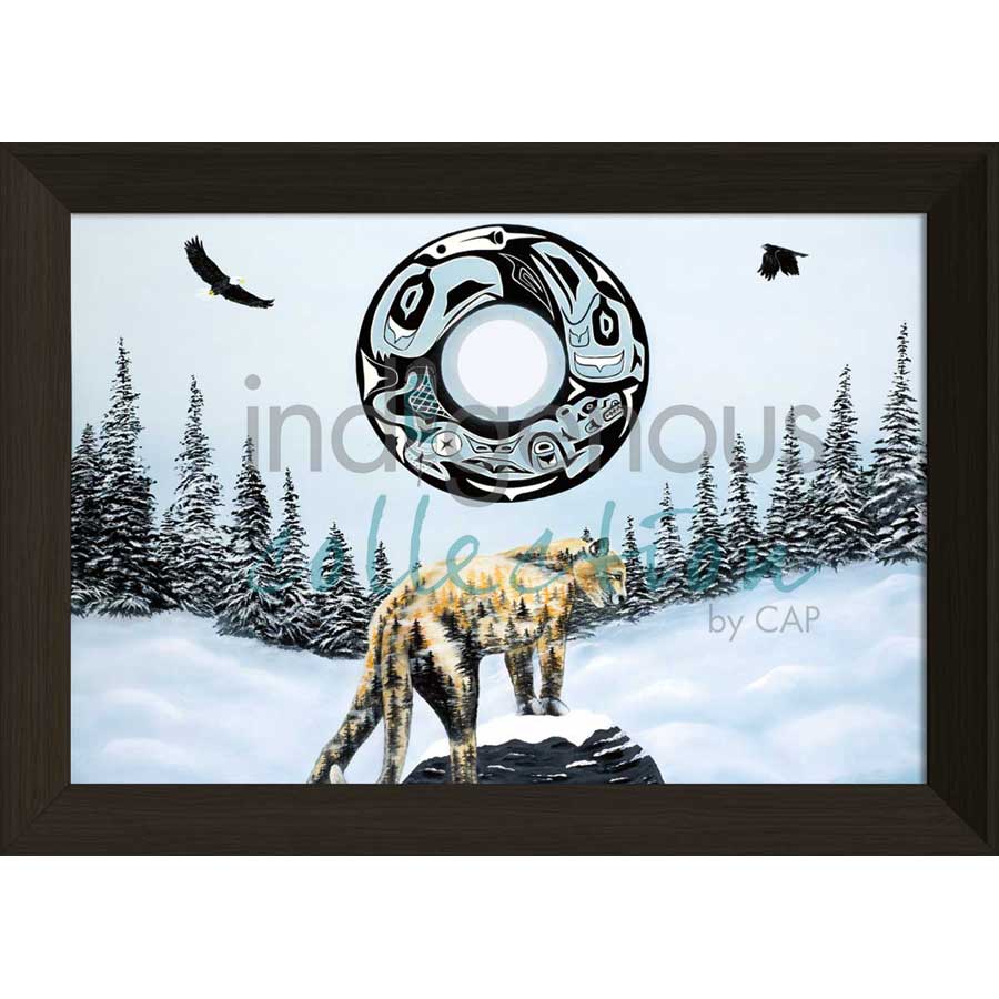 Nature's Beauty by artist Shelley Davies - Coast Salish. Indigenous Collection