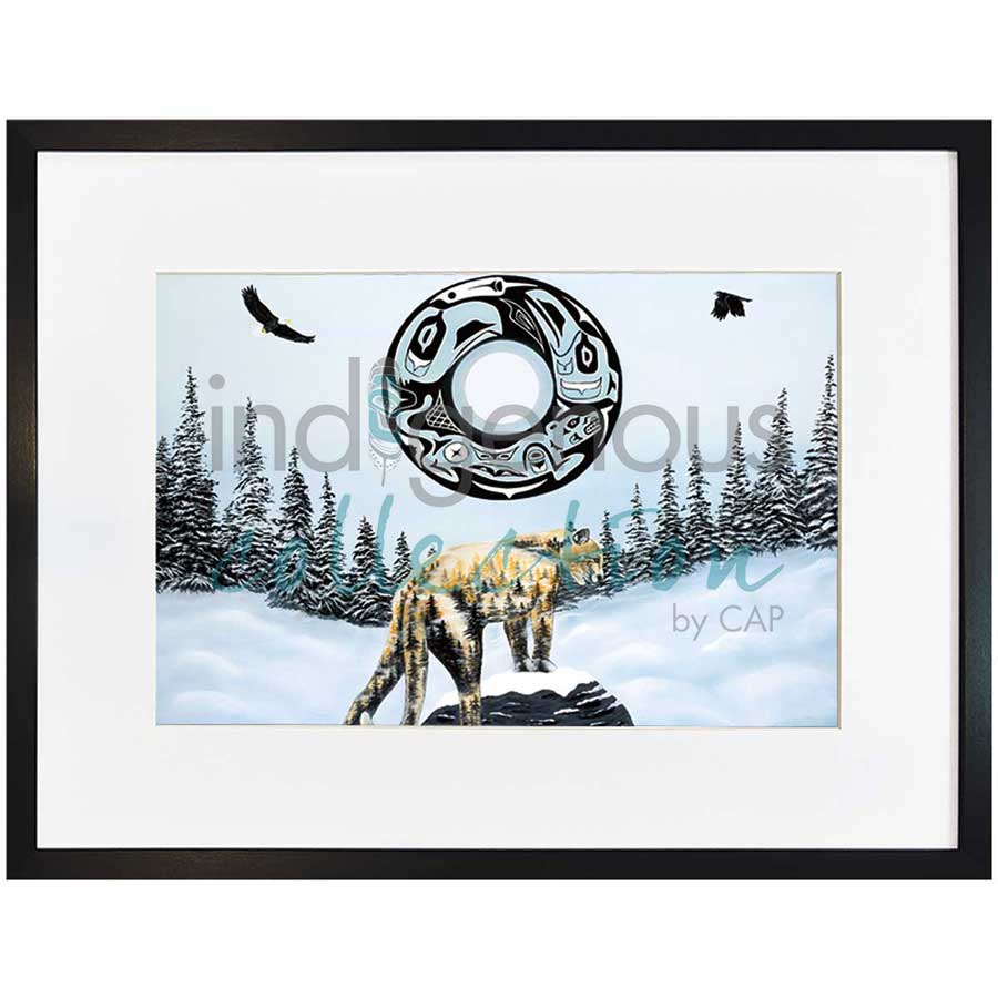 Nature's Beauty by artist Shelley Davies - Coast Salish. Indigenous Collection