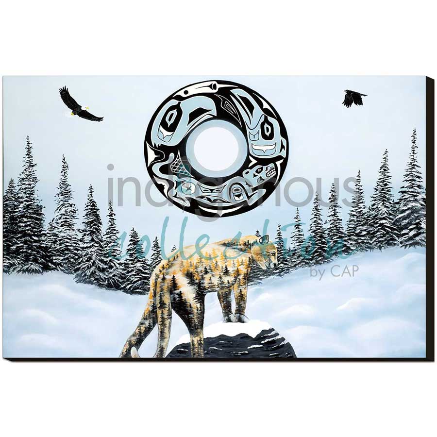 Nature's Beauty by artist Shelley Davies - Coast Salish. Indigenous Collection
