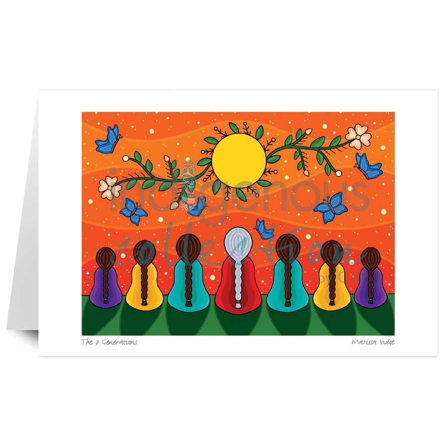 The 7 Generations by artist Marissa Indoe