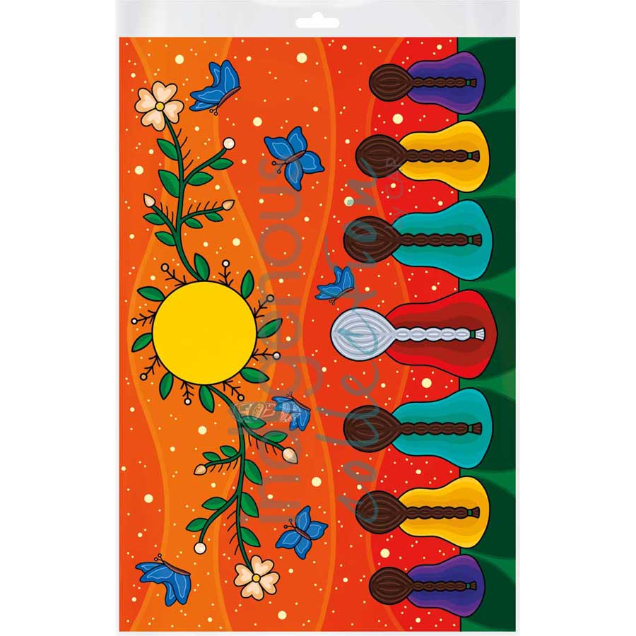 The 7 Generations by artist Marissa Indoe - Anishinaabe. Indigenous Collection
