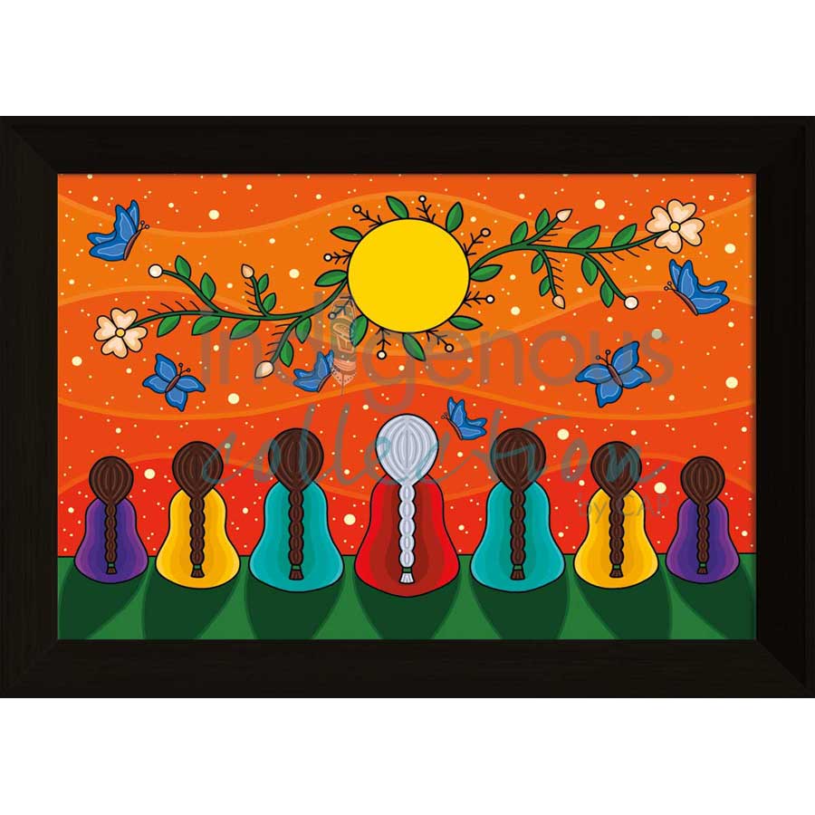 The 7 Generations by artist Marissa Indoe - Anishinaabe. Indigenous Collection