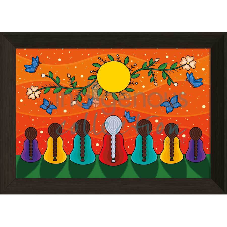 The 7 Generations by artist Marissa Indoe - Anishinaabe. Indigenous Collection