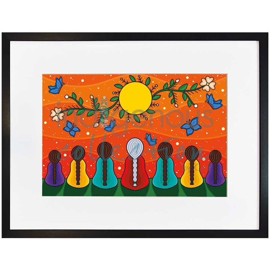 The 7 Generations by artist Marissa Indoe - Anishinaabe. Indigenous Collection