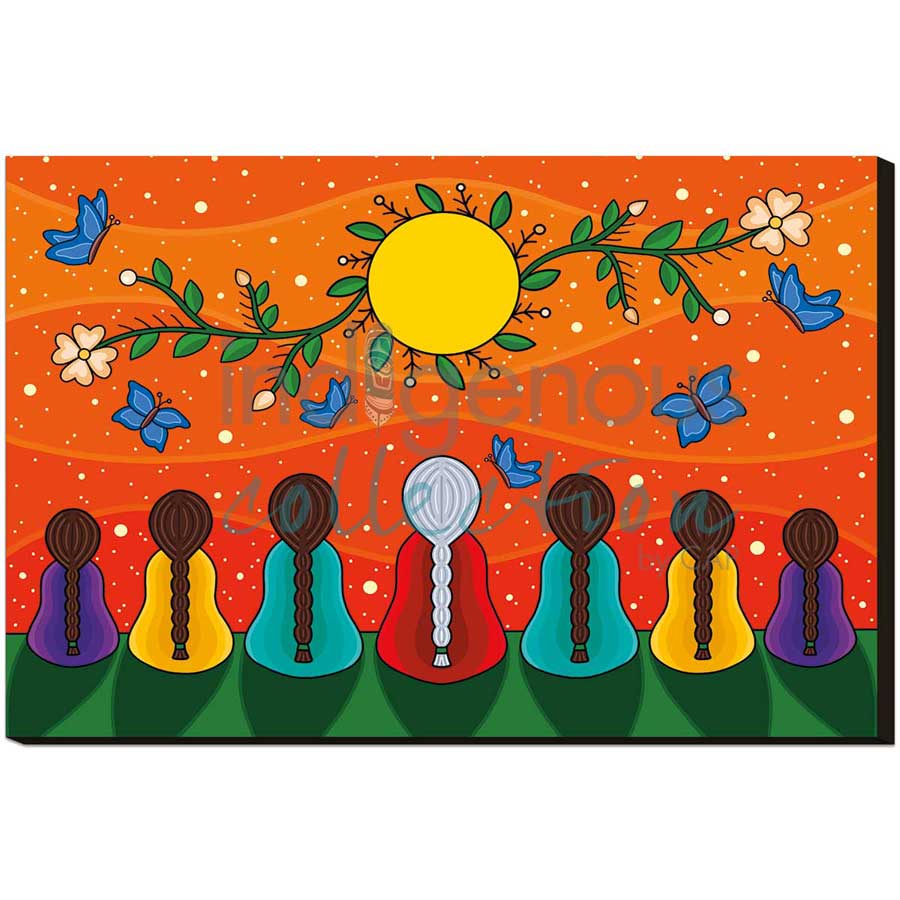 The 7 Generations by artist Marissa Indoe - Anishinaabe. Indigenous Collection