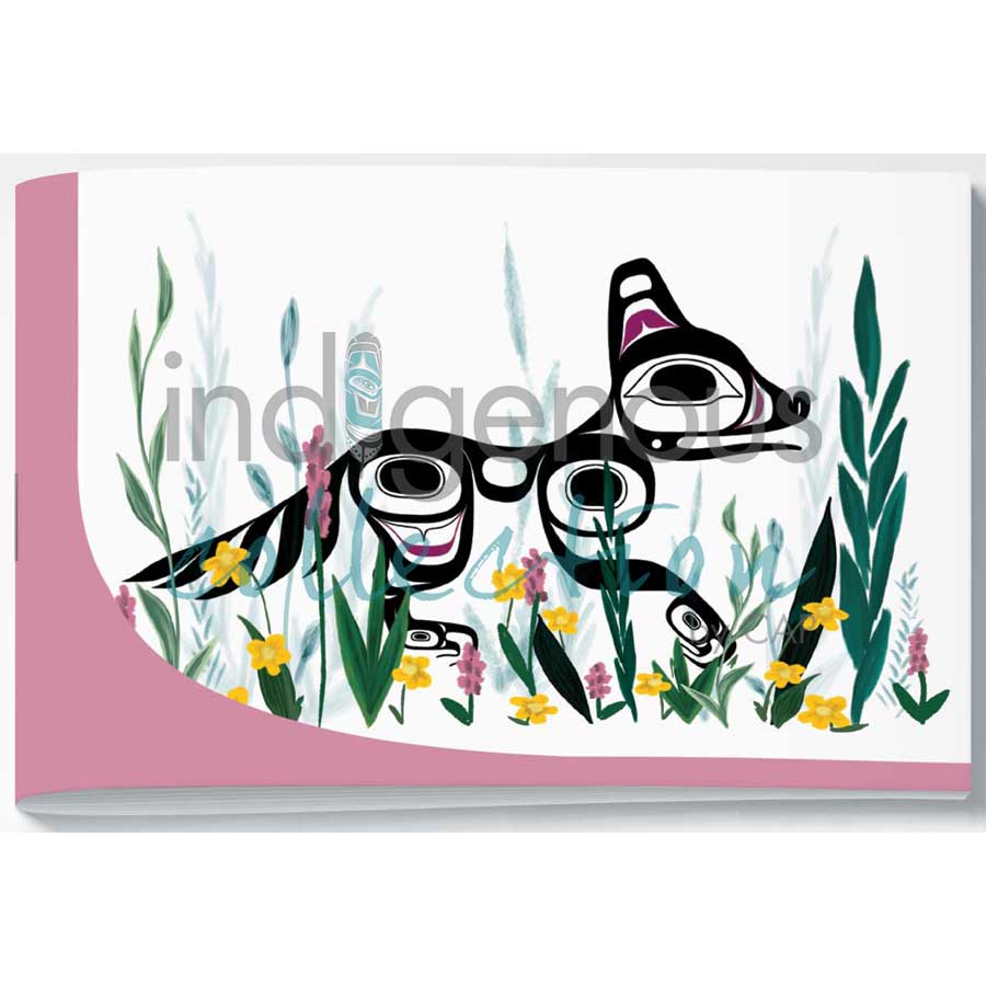 Black Fox Signature Notebook by artist Carmen Redunante. Indigenous Collection.