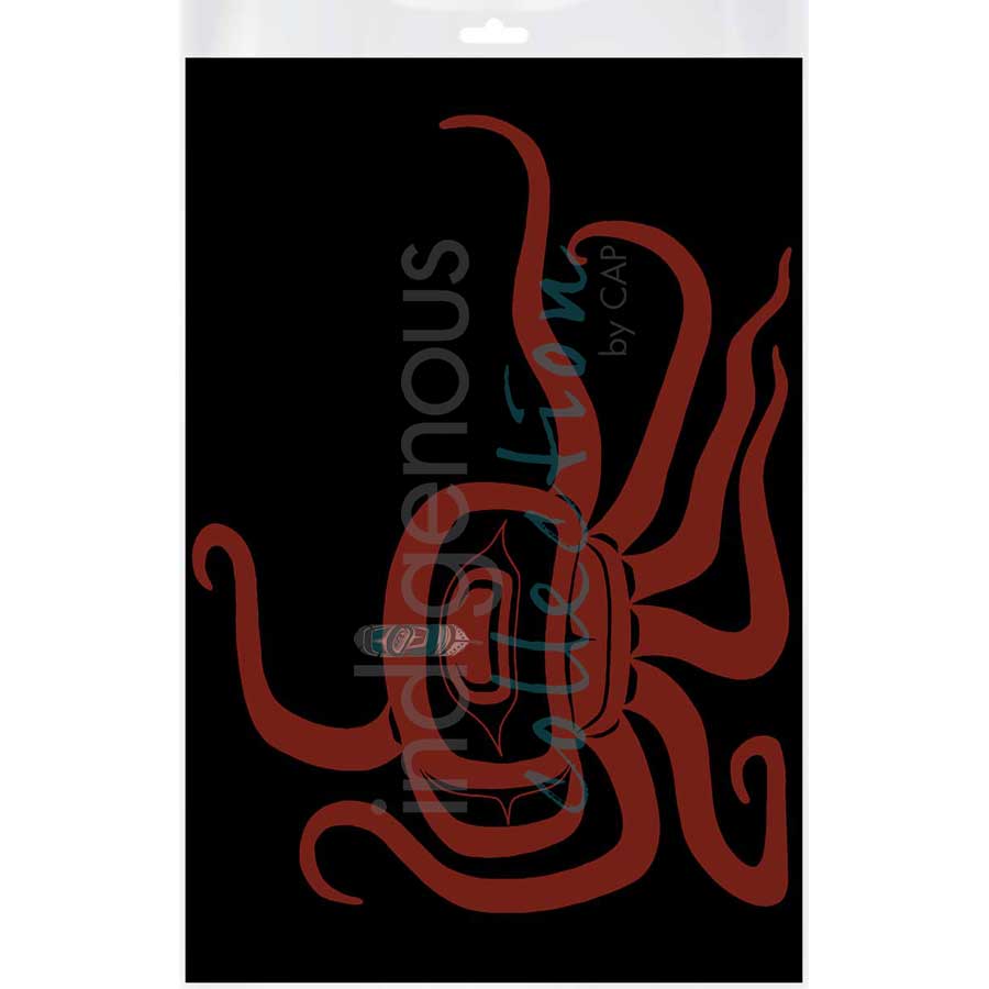 Octopus by artist Jessica McCallum-Miller (Hlox Majagalee) - Gitksan. Indigenous Collection
