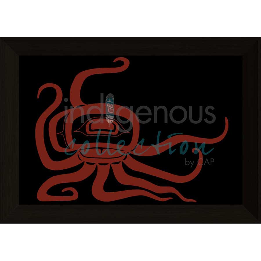 Octopus by artist Jessica McCallum-Miller (Hlox Majagalee) - Gitksan. Indigenous Collection