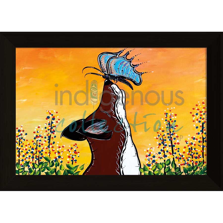 Fast Friends by artist Angela Wiggins - Anishinaabe. Indigenous Collection