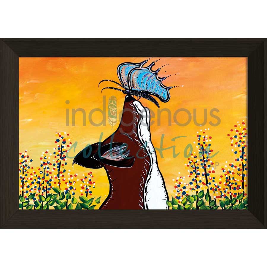 Fast Friends by artist Angela Wiggins - Anishinaabe. Indigenous Collection