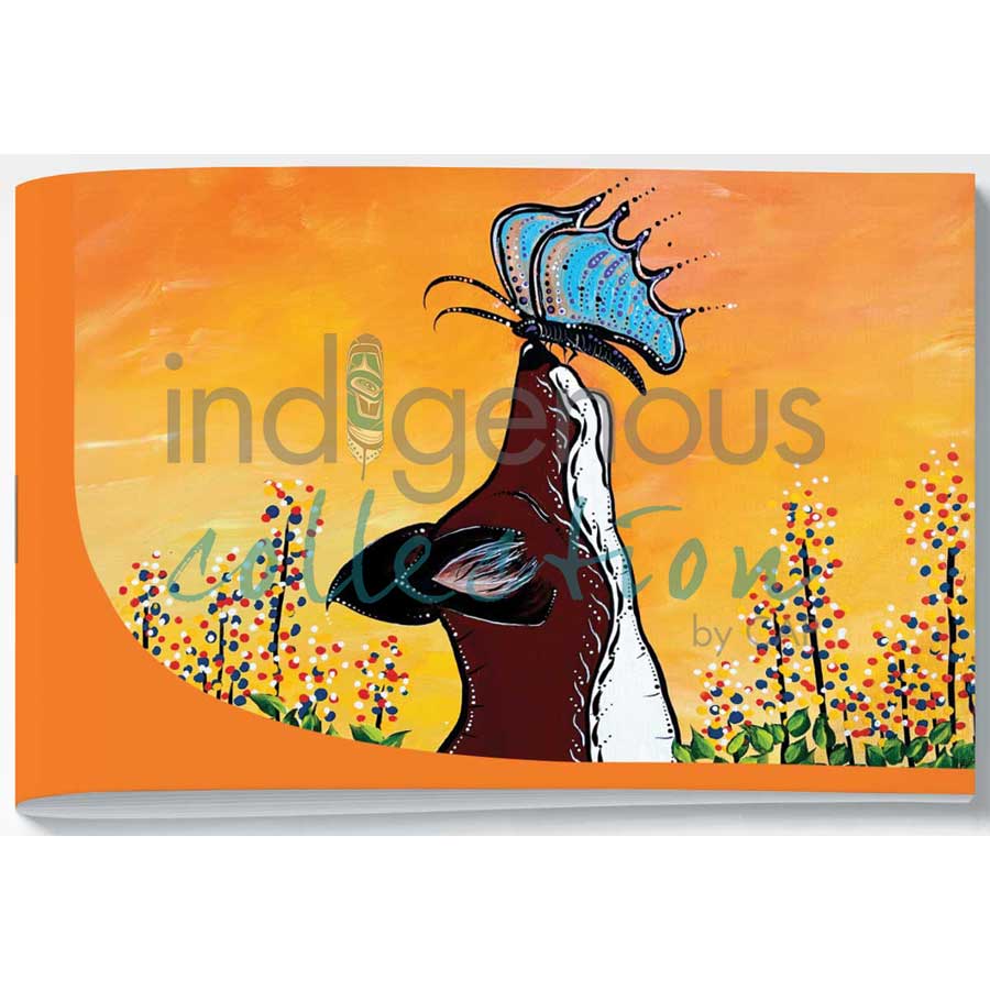 Fast Friends Signature Notebook by artist Angela Wiggins. Indigenous Collection.