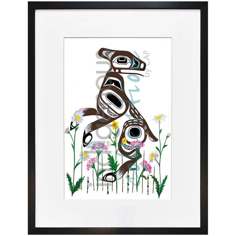 K'alaaWaa'a (Deer) by artist Carmen Redunante - Nisga'a. Indigenous Collection