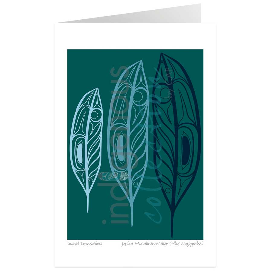 Sacred Connections by artist Jessica McCallum-Miller (Hlox Majagalee)