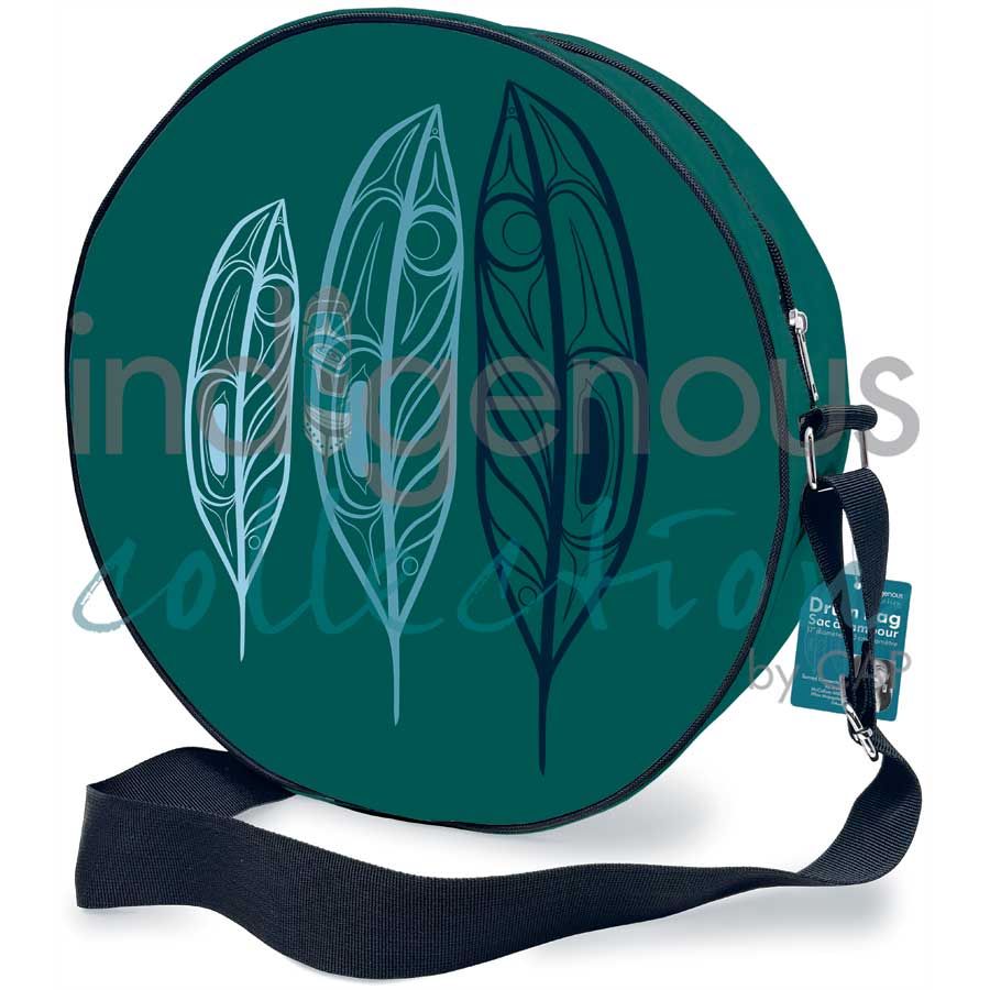 Sacred Connections Drum Bag by artist Jessica McCallum-Miller (Hlox Majagalee) - Gitksan