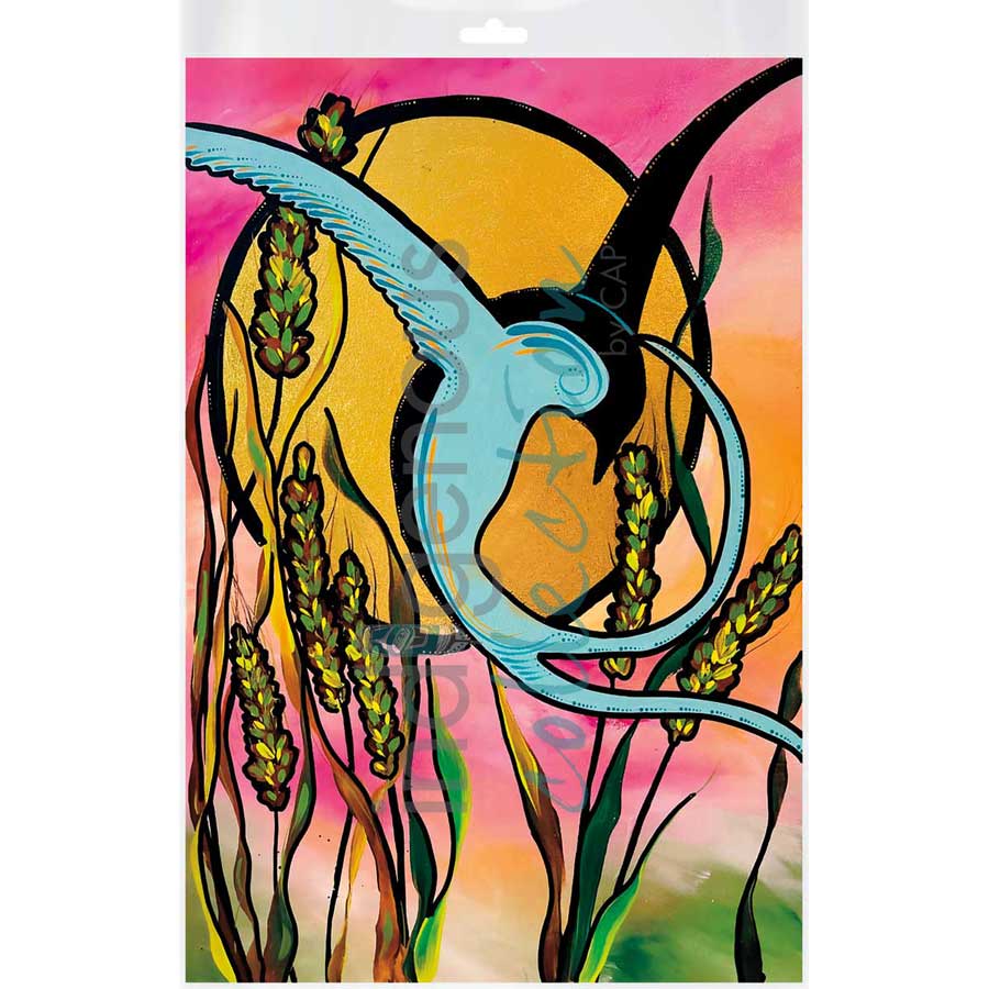 Swallow's Dance by artist Angela Wiggins - Anishinaabe. Indigenous Collection