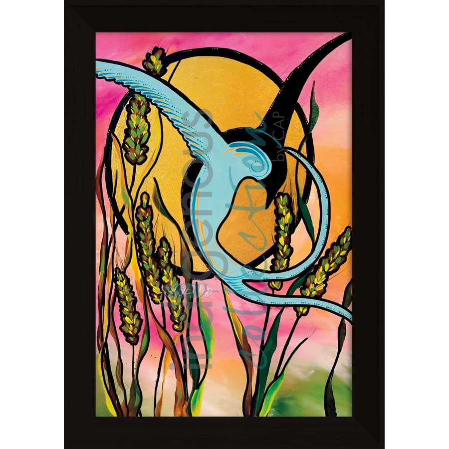 Swallow's Dance by artist Angela Wiggins - Anishinaabe. Indigenous Collection