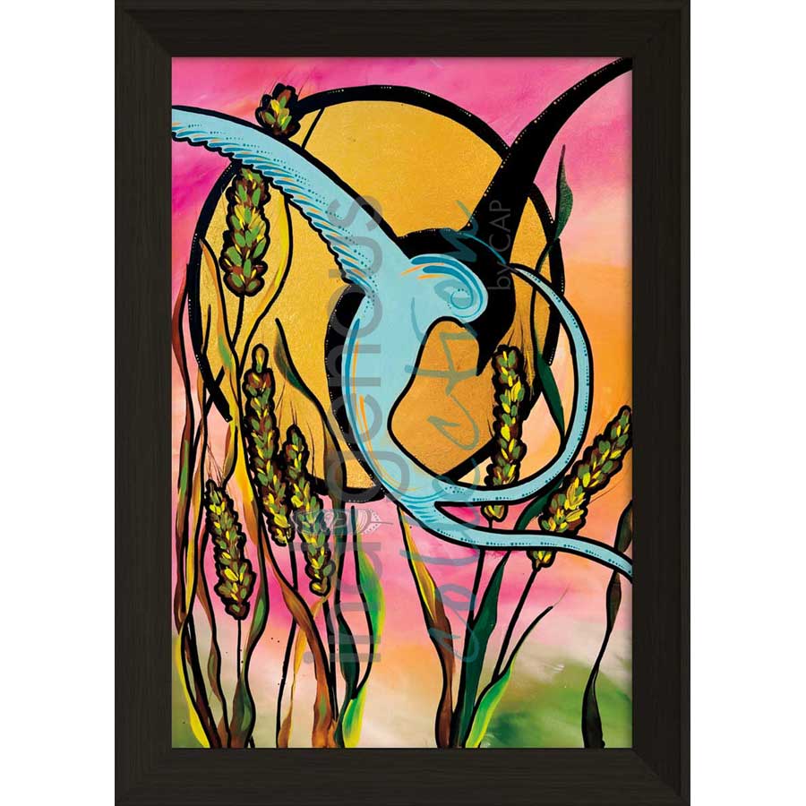 Swallow's Dance by artist Angela Wiggins - Anishinaabe. Indigenous Collection