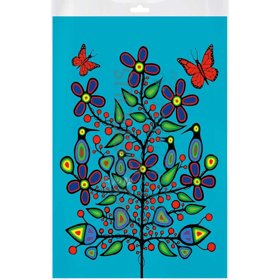 Family Roots by artist Jeffrey Red George - Ojibway. Indigenous Collection