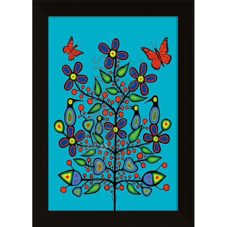 Family Roots by artist Jeffrey Red George - Ojibway. Indigenous Collection