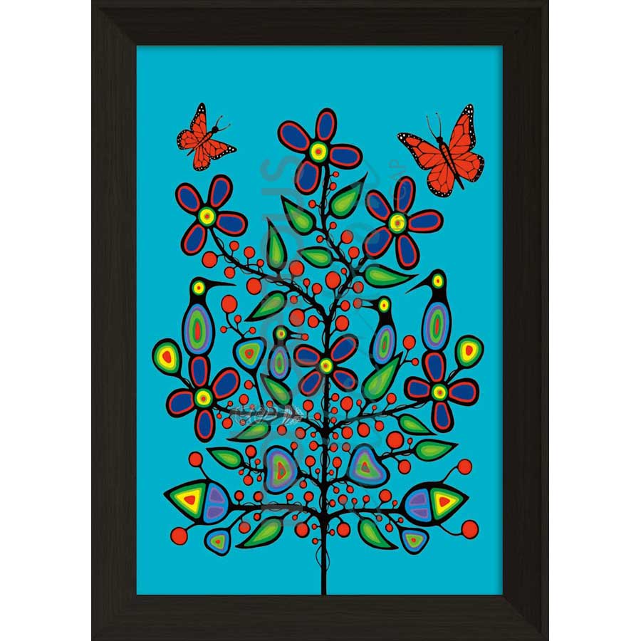 Family Roots by artist Jeffrey Red George - Ojibway. Indigenous Collection