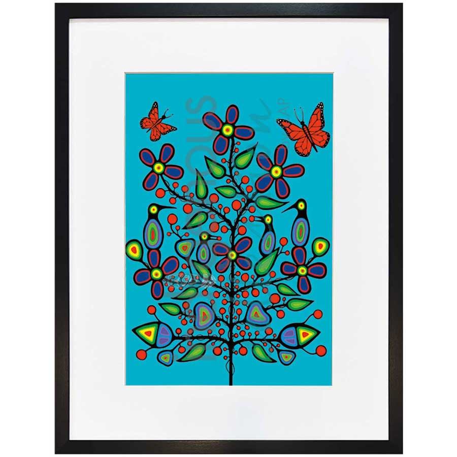 Family Roots by artist Jeffrey Red George - Ojibway. Indigenous Collection