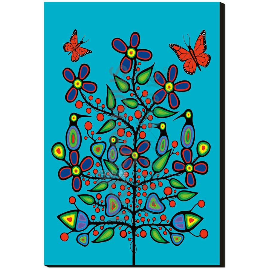 Family Roots by artist Jeffrey Red George - Ojibway. Indigenous Collection