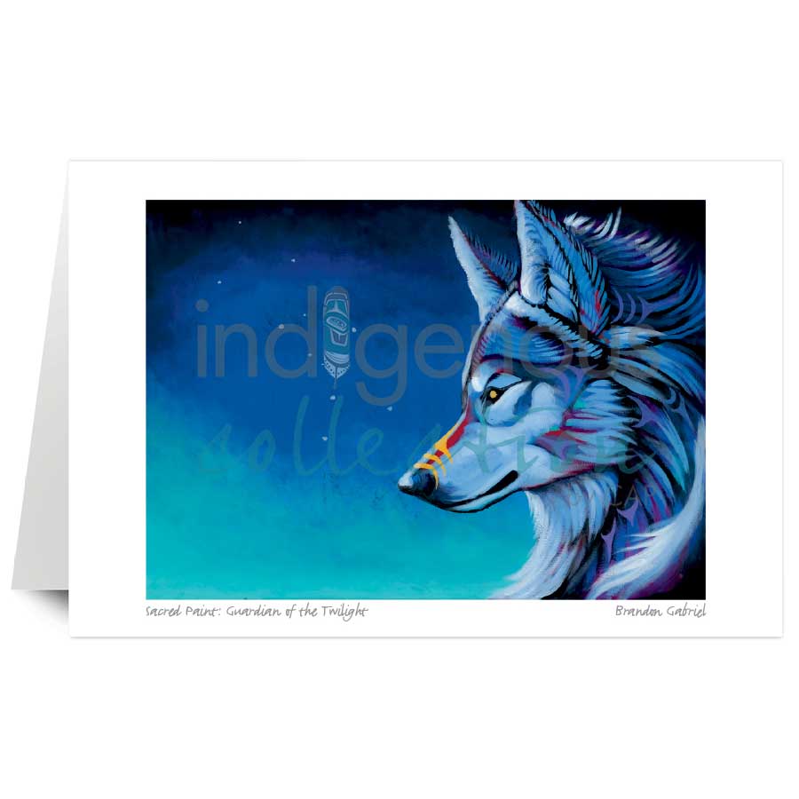 Sacred Paint: Guardian of the Twilight by artist Brandon Gabriel