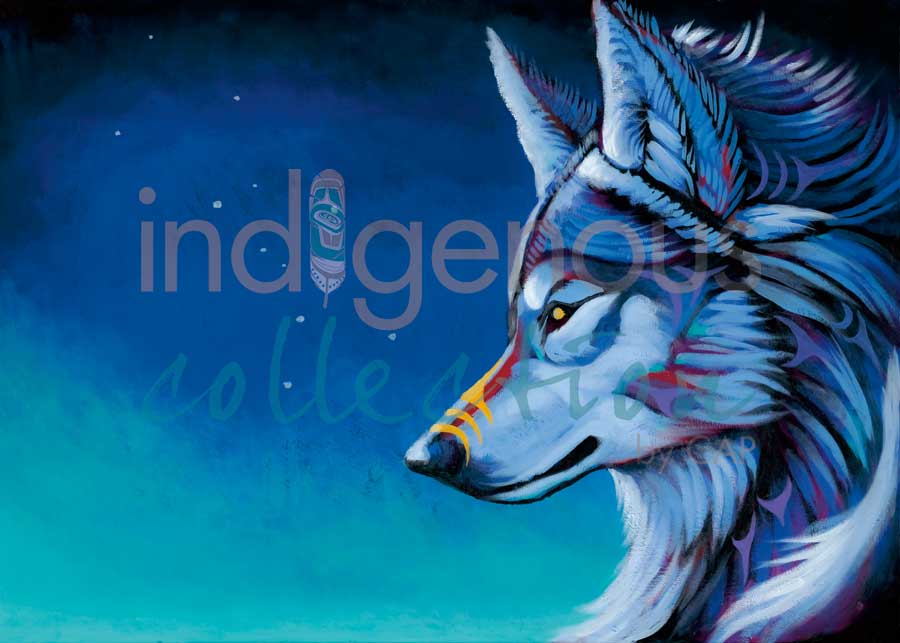 Sacred Paint: Guardian of the Twilight by artist Brandon Gabriel