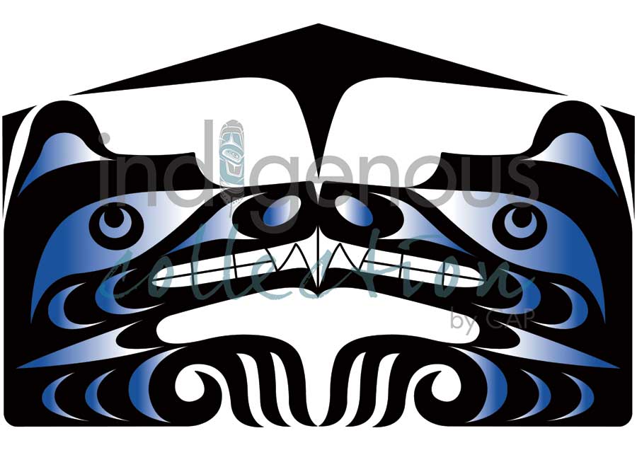 Spa:ath lelem: Bear Longhouse by artist Brandon Gabriel