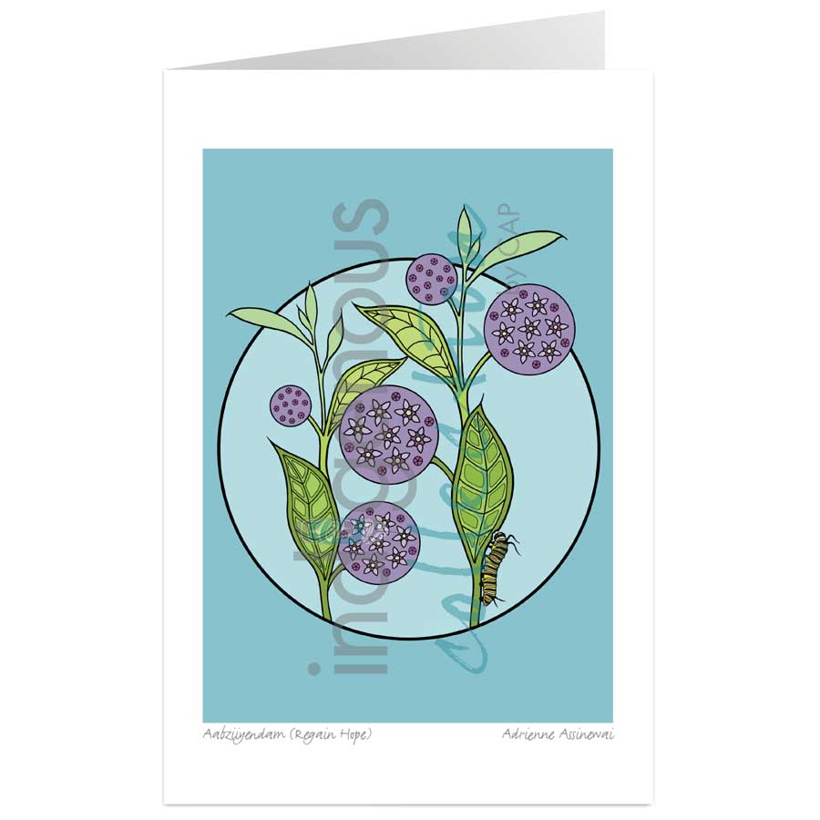 Aabziiyendam (Regain Hope) by artist Adrienne Assinewai