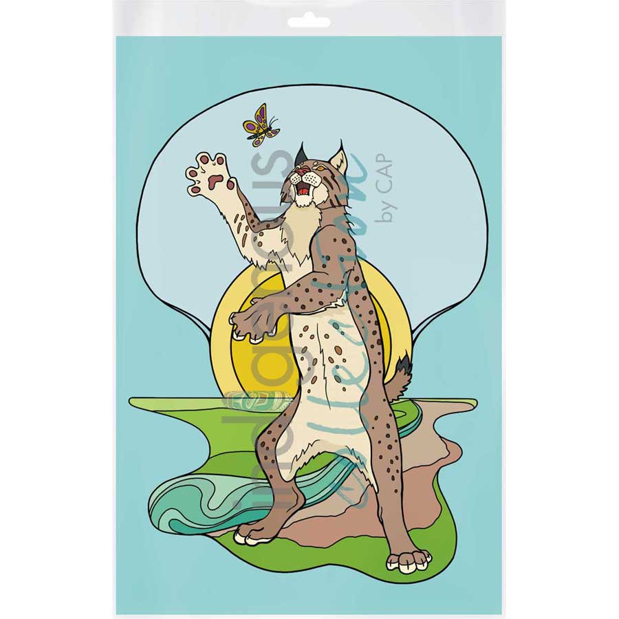 Catch Me! by artist Adrienne Assinewai - Anishinaabe. Indigenous Collection